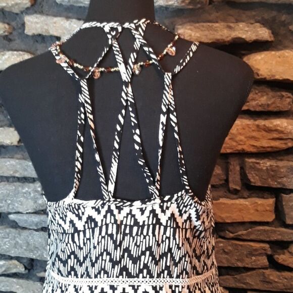 NWOT Lorimer NYC black and white sundress sz small - Picture 5 of 10